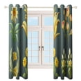 thumbnail image 3 of Watercolor Wildflowers Modern Window for Living Room Curtains for Child Bedroom Kitchen Decor Blinds Drapes, 3 of 7