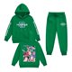 thumbnail image 1 of Kid Girl Pop Singer Hoodie Set,Casual Fashion Christmas Print Long Sleeve Pullover Casual Sweatshirt Pullover Crew Neck Oversized Sweatshirt, 150, 1 of 2
