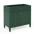 thumbnail image 4 of Miekor Furniture 36" Bathroom Vanity without Top Sink, Modern Bathroom Storage Cabinet with 2 Drawers and a Tip-out Drawer, Solid Wood Frame 86717, 4 of 7