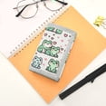 thumbnail image 7 of JIALIOU Nylon Trifold Card Wallet with ID Window Zipper Pocket for Men Women Teen Cute Love Frogs, 7 of 7