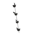 thumbnail image 4 of Cadenas de lluvia para canalones, vasos vertedores, cadena de lluvia de repuesto para bajantes, cadena colectora de agua de para jardín. 60 centímetros, 4 of 8
