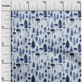 thumbnail image 2 of oneOone Viscose Chiffon Blue Fabric Tree Sewing Craft Projects Fabric Prints By Yard 42 Inch Wide, 2 of 4
