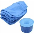 thumbnail image 1 of Calcetines para piscina, 10 unidades, nailon elástico duradero, color azul, para cesta, filtros de red, hojas, polen, insectos, tela para skimmer que puede atrapar polen y pelo Rojo Verde, 1 of 5