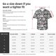 thumbnail image 5 of Balery Tropical Leaves Camisas hawaianas de manga corta para hombre, camisas playeras de corte holgado, camisas de vacaciones con botones,Large, 5 of 7
