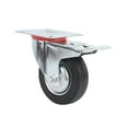 thumbnail image 3 of 4pcs 75mm de servicio pesado 200kg Ruedas giratorias Ruedas de ruedas de trolley Castros de sillas de caucho Rueda de trolley, 3 of 6