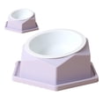thumbnail image 2 of Raised Pet Food Bowl, Cats Bowl Hexagonal Elevated  For Home, 2 of 8