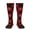 2 Black-2, variant on Womens Plaid Flannel In Red Knee High Socks Comfy Thermal Boot Long Socks