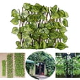 thumbnail image 2 of Garden Fence Trellis Screen Artificial Plant Wermelon Leaf, 2 of 8