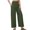 Green, variant on cfhntfmh Lounge Pants for Women Flowy High Elastic Waisted Casual Pants Cotton Linen Soft Solid Wide Straight Leg Beach Trousers