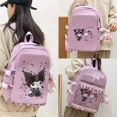 thumbnail image 2 of Sanrio New   Student Schoolbag Jade Hanging Dog Cute Cartoon Waterproof Large Capacity Hello Kitty Backpack Deng, 2 of 7