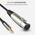thumbnail image 3 of TRINGKY 3.5mm Male to XLR Female Stereo Audio Adapter Cable, 1/8 inch Jack to XLR Cable, 3 of 11