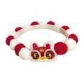thumbnail image 2 of oshhnii Balls Puppy Necklace Dress up Costume Cat Knitted Collar Dog Tie for Small, 2 of 9