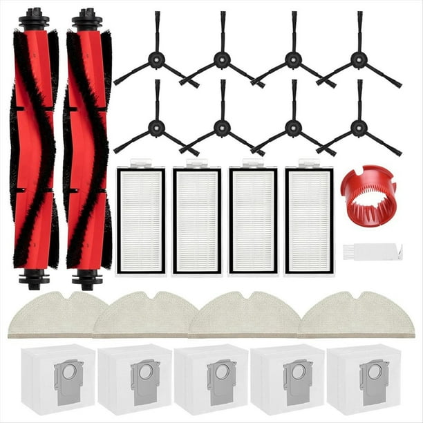 Para Aspiradora Cepillo Lateral de Goma Principal Filtros HEPA Almohadillas para Fregar Bolsas de Polvo Accesorios