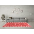 thumbnail image 3 of Ahgly Company Indoor Square Geometric Red Traditional Area Rugs, 8' Square, 3 of 4