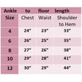 thumbnail image 4 of Ekidsbridal Ivory V-Back Lace Edge Junior Flower Girl Dress Wedding Tulle Junior Pageant Gown for Toddlers 183T 4, 4 of 5