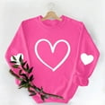 thumbnail image 5 of Dgankt Womens Clothes Valentines Day Sweatshirt for Women Funny Love Heart Shirts Casual Valentine Pullover Long Sleeve Tops XS-XL, 5 of 8
