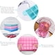 thumbnail image 1 of Bandejas de cubitos de hielo con tapas, paquete de 3 (rosa + azul + verde) Bandejas de cubitos de hielo de silicona Flexible y de fácil liberación 36 moldes de cubitos de hielo sin BPA Xemadio 2033758, 1 of 8