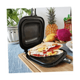 thumbnail image 6 of Sandwich Skillet Bread Loaf Pans for Baking Egg Cookers Cookware Double Pie Iron Toaster Sandwich Maker, 6 of 7