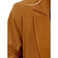 thumbnail image 3 of Bellella Veste à Manches Longues pour Femmes Blazer Décontracté Cardigan Marron Foncé 2TG, 3 of 4