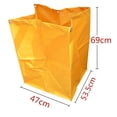 thumbnail image 1 of pitrice Sac Plastique Imperméable de Remplacement pour Sac en Forme de X Sac de Remplacement Linge Camion/chariot à Linge, 1 of 6