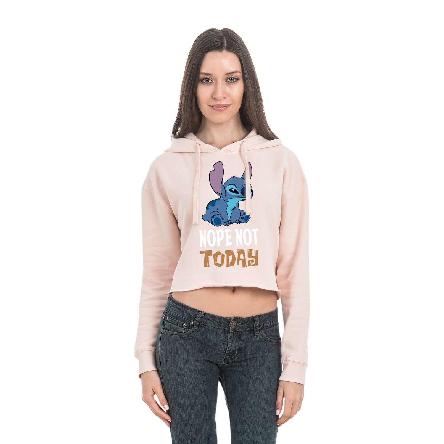 Juniors Cropped Pullover Hoodie 