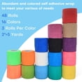 thumbnail image 3 of Vendage Wrap Fenhupe, paquete de 48 unidades, 5 m x 5 cm, autoadhesivo, 3 of 8