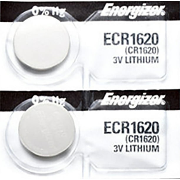 2 x Energizer CR1620 Batteries, Lithium Battery 1620 