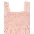 thumbnail image 2 of Modern Moments by Gerber Toddler Girl Smocked Dress with Bows, Sizes 12M-5T, 2 of 7
