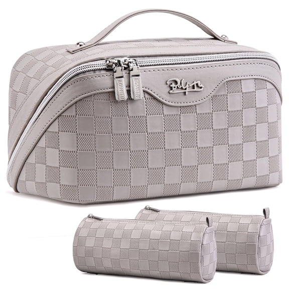 Bolsa organizadora de viaje para maquillaje BOYATU, juego de 3 piezas, impermeable