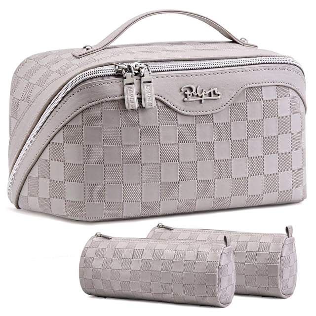 Bolsa organizadora de viaje para maquillaje BOYATU, juego de 3 piezas, impermeable