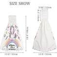thumbnail image 3 of Hanging Towels 1 Pcs, Dish Towels Cute Unicorn on Rainbow Absorbent Hand Towels with Hanging Loop Washcloth for Bathroom Kitchen, 3 of 6