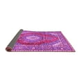 thumbnail image 2 of Ahgly Company Indoor Round Medallion Purple Traditional Area Rugs, 3' Round, 2 of 4