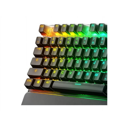 SteelSeries - Apex 7 Full Size Wired Mechanical Brown Tactile Switch Gaming Keyboard with RGB Backlighting - Black