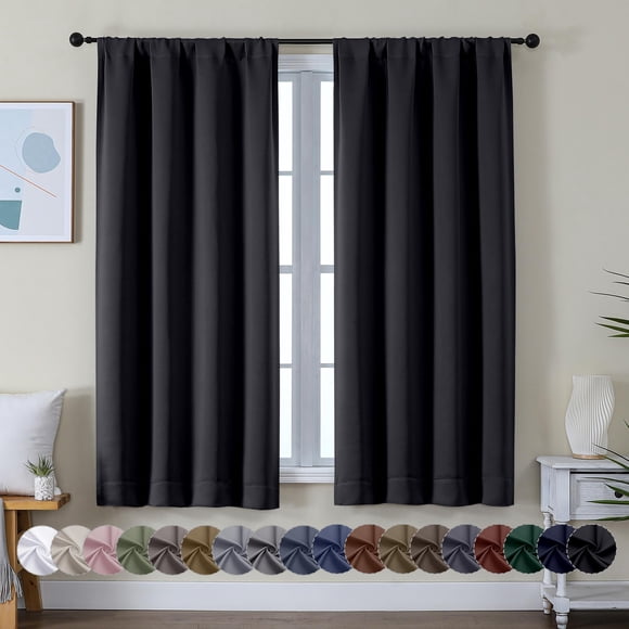 Cortinas opacas Simplebrand Ava Halloween 160 x 160 cm, 2 paneles