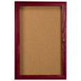 thumbnail image 2 of Aarco Products CBC4836R 36 in. W x 48 in. H Enclosed Bulletin Board - Cherry, 2 of 6