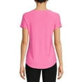 thumbnail image 3 of No Boundaries Women's Junior's Brushed V-Neck Short Sleeve T-Shirt, 3 of 5