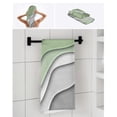 thumbnail image 7 of Sage Green Grey Ombre Bath Towels for Bathroom Set,Luxury Microfiber Towels Gifts for Women,Beach Kitchen Hand Hair Face Towel and Dish Washcloth,Modern Abstract Art Aesthetics Towels+Set, 7 of 7
