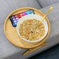 thumbnail image 2 of Sofa Tray Table Sofa Armrest Clip-On Tray Natural wooden Sofa Tray Practical TV Snack Tray for Remote Control Coffee Snacks, 2 of 6