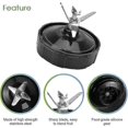 thumbnail image 4 of Ninja Blender Replacement Parts 6/7 Fins Ninja Blender Blade, Compatible With Nurti Ninja Blenders, 4 of 5