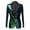 Green, variant on KHONTS Men's Sequins Velvet Shawl Lapels Stage Party Prom Wedding Dinner Suit Jacket Blazer Green XS