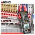 thumbnail image 4 of Lepmerk ANENG CM82 True RMS Digital Clamp Meter with Surge Measurement, AC/DC Current Detection, Auto-Ranging, 6000 Counts LCD, Backlight, Red/Black (Battery Not Included), 4 of 7