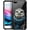 Blue Luminous Marble, variant on Compatible with iPhone SE 2022 Case, Don't Touch My Phone, Anti-Scratch Soft TPU Shockproof Unique Protective Cover Pattern Design