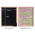 thumbnail image 4 of Vellum Songbook II -Framed Print w/glass-Sunset Pink, 4 of 7