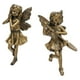 thumbnail image 2 of 2 piezas de hermanas hadas estatuas accesorios de maceta de flores adornos colgantes de resina de resina lindo multipropósito, 2 of 9