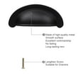 thumbnail image 2 of Bin Cup Pulls Cabinet Handles Painting Black Dresser Pull Handle for Cupboard Drawers Dresser Door 10pcs, 2 of 7