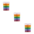 thumbnail image 4 of Transemion Weekly Pill Box Multi-color 7-day Tablet Boxes Dispenser with 28 Grids Storage Container Holding Containers Multi-Color 6*4*1.5Cm 3Set, 4 of 6