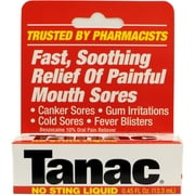 Tanac No Sting Liquid Over-the-Counter Medicines 0.45 oz