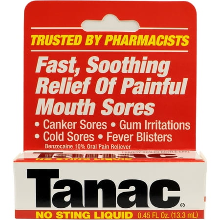 Tanac No Sting Liquid Over-the-Counter Medicines 0.45 oz