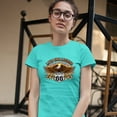 thumbnail image 3 of Tee Hunt Live the Legend America's Highways T-Shirt Route 66 Bald Eagle Women's T-Shirt Tee, Light Blue, XX-Large, 3 of 5