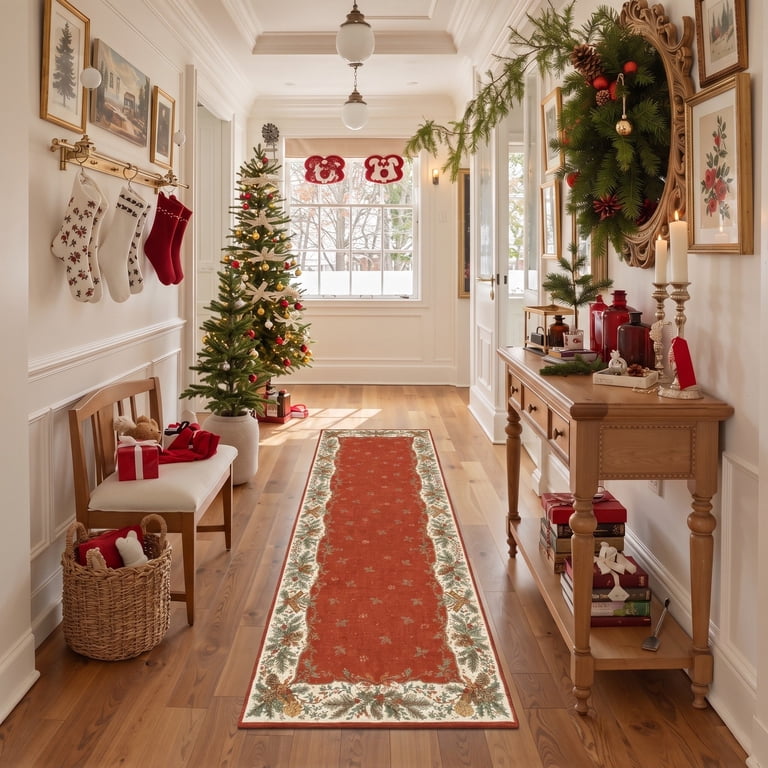 GENIMO 6'x9' Area Rug for Living Room, Washable Non Slip Soft ...